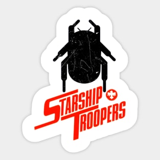 Starship troopers t-shirt Sticker